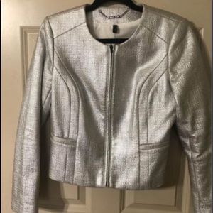 New with tags  metallic jacket. Fully lined. Smoke free home.